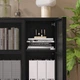 Шафа IKEA ІВАР, Двері, чорна сітка, 160x30x83 см, 995.081.08 - зображення 4