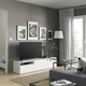 Тумба под ТВ IKEA БЕСТО, белый, Лаппвикен белый, 180x42x39 см, 493.284.02 - изображение 3