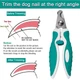 Набор для ухода за когтями собак Pets Nail Clipper Set - изображение 5