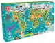 Пазл-игра Hape Карта мира 105 элементов (E1626) - изображение 3