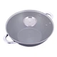 Казан чугунный для плова Kamille Wok с антипригарным покрытием для индукции и газа 4,5 л (21-84-4807MR) - изображение 2
