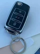 Силиконовый чехол для ключа Volkswagen, Skoda, Seat. 3 кнопки, чёрный (P488-Black) - изображение 3
