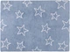 Ковер моющийся Stars Blue Happy Decor Kids, голубой, 120 x 160 см,100% хлопок - изображение 1