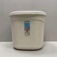 Корзина для зберігання з кришкою 15 л Ucsan Plastik M-166 бежева - изображение 1