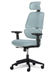 Крісло Mealux Leo Air Grey / Blue (арт.Y-543 KBGL) Сіро - блакитне - изображение 10