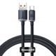 Кабель Baseus Crystal Shine Series Fast Charging Data Cable USB to Type-C 100W 1.2m Black - изображение 1