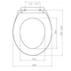 Сидение для унитаза NKP Smart 0303 Soft Close термопласт - изображение 5