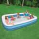 Надувний басейн Bestway Rectangular Family Pool 305 x 183 x 46 см (6942138968279) - зображення 3