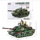 Конструктор з Німецький зелений бойовим танком Leopard, військові фігурки - зображення 1