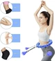 Комплект хулахуп з обтяжувачем Hoola Hoop Massager Синій та пояс для схуднення Vulkan Вулкан Extra Long (3000151-TOP-2) - зображення 6