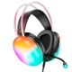 Наушники игровые HOCO W109 Plus Rich USB 7.1 + LED RGB подсветка черные (6942007609029) - зображення 5