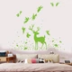 Фосфорные наклейки на стену в детскую "Fairy deer" - светящиеся, люминесцентные олень, феи и звёзды, 97 шт. (700006) - изображение 7