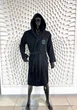 Emporio Armani халат мужской банный спонжмохра черный розмір М 112057-3F591 - изображение 5