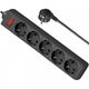 Сетевой фильтр Defender ES 5 розеток/3 м/2200 Вт Черный (994850) - изображение 4