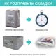 Корзина Органайзер для белья и игрушек на затяжках - Серый 60 л - изображение 4