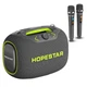 Портативная беспроводная Bluetooth колонка Hopestar Party Box с 2 Микрофоном Караоке |120Вт, Bluetooth| Cерый - изображение 1