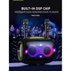 Портативная беспроводная Bluetooth колонка Hopestar Party Box с 2 Микрофоном Караоке |120Вт, Bluetooth| Черный - изображение 9