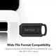 USB флеш-накопичувач Lexar JumpDrive V400 USB 3.0 100 mb/s 64Gb black LJDV40064G-BNBNC - зображення 3