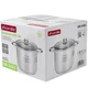 Кастрюля с крышкой Kamille KM-5401 4.5 л 20 см - изображение 5