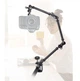 Металлический кронштейн с шарнирным креплением Magic Arm Super Clamp 75 см для фото и видео техники с зажимом на стол - изображение 8