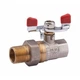 Кульовий кран 1" з згоном "Американка" Valves 0016 PN30 - изображение 1