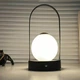 Круглая настольная LED лампа ночник светильник аккумуляторный с сенсорным управлением 21х12 см (476474-Prob) - изображение 2
