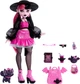 Кукла Monster High (Core Refresh) Draculaura + Pet - Монстер Хай Дракулаура с питомцем Бэт-Кэт Граф и аксессуарами (HRP64) - Игровой набор Mattel - изображение 4