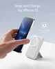 Магнитная батарея с подставкой Anker MagGo 622 Magnetic Magsafe Powerbank 5000 mAh Беспроводной павербанк для iPhone Белый (A1611) - изображение 2
