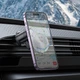 Тримач для телефону в машину магнітний HOCO Alma Ring magnetic Car holder. Gray - зображення 3