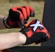 Рукавички для фітнесу MadMax MXG-101 X Gloves Black/Grey/Red XL - изображение 8