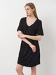 Сукня-футболка міді літня жіноча H&M 0630324_чорний XS Чорне (KZ2000000934914_KAY2000000934914) - зображення 1