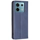 Чехол-книжка с кармашками UniCase Geometric Pattern для Xiaomi Redmi Note 13 Pro 4G - Blue - изображение 3
