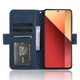 Чехол-книжка с кармашками Deexe Wallet Stand для Xiaomi Redmi Note 13 Pro 4G / Note 14S / Poco M6 Pro - Blue - изображение 3