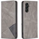 Чехол-книжка с кармашками UniCase Geometric Pattern для Samsung Galaxy A35 (A356) - Grey - изображение 1