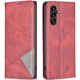 Чохол-книжка з кишеньками UniCase Geometric Pattern для Samsung Galaxy A56 (A566) - Red - зображення 1