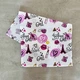 Кухонний рушник рогожка з принтом Paris and Fashion Girl GM Textile 35х61см 180г/м2 (Біло-рожевий) - зображення 1
