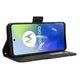 Чехол-книжка с кармашками Deexe Wallet Stand для Motorola Moto G24 Power / G04 / G04s / E14 - Black - изображение 4