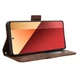 Чехол-книжка с кармашками Deexe Wallet Stand для Xiaomi Redmi Note 13 Pro 4G / Note 14S / Poco M6 Pro - Brown - изображение 4