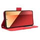 Чехол-книжка с кармашками Deexe Wallet Stand для Xiaomi Redmi Note 13 Pro 4G / Note 14S / Poco M6 Pro - Red - изображение 4