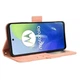 Чехол-книжка с кармашками Deexe Wallet Stand для Motorola Moto G24 Power / G04 / G04s / E14 - Pink - изображение 4
