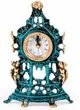 Настольные часы VIRTUS CHAPEL MINI h- 21 синяя патина бронза 725 г (5321vi) - изображение 2