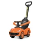 Каталка-толокар з батьківською ручкою M 4741, orange - зображення 1