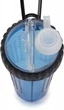 Бутылка двойная под жидкость и корм со складной миской для собак Dexas Snack-DuO with Companion Cup - 24oz 720 мл Голубая (PW4504322194) (0084297308933) - изображение 3