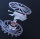 Портативная подставка для ноутбука Aluminium alloy с активным охлаждением и RGB подсветкой Silver - изображение 5