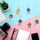 Набір алмазної мозаїки брелоки ColorArt M&M's 6шт BR26 - зображення 6