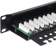 Panel krosowy Netrack 19" 1U Cat.6 24xRJ45 do szafy/racka serwerowego (5908268777571) - obraz 5