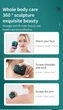 Вібраційний масажер скребок для тіла Gua Sha Electric Інфрачервоний бездротовий електромасажер Гуаша з підігрівом та USB зарядкою колір зелений - изображение 3