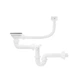 Сифон для кухонной мойки Kroner KRP Siphon - 010 3 1/2"х40 мм CV031203 - изображение 1