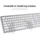 Клавиатура OfficePro SK1550 Wireless White (SK1550W) - изображение 8
