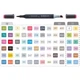 Набір маркерів Finecolour Brush mini Basic set, 72 кольори, 2 коробки (EF103-TB72) - зображення 3